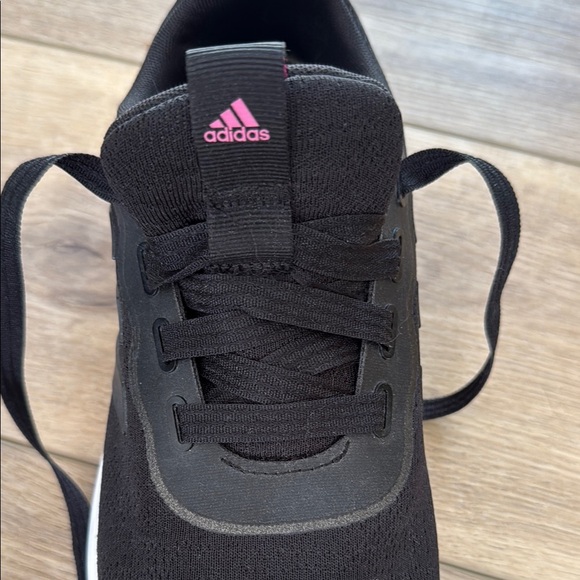 Adidas Black and Pink Sleek Sneakers - Picture 6 of 7